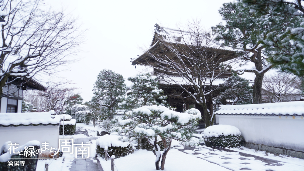 花と緑のまち周南「鹿苑山　漢陽寺」境内